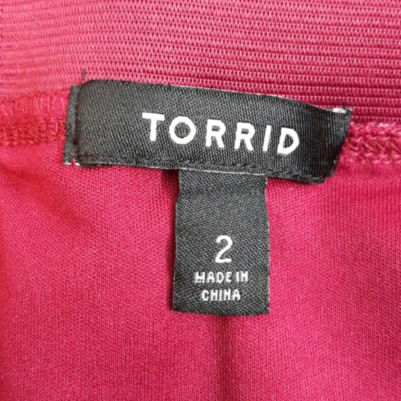 Torrid Berry Pleated Skater Mini Skirt - Picture 6 of 7